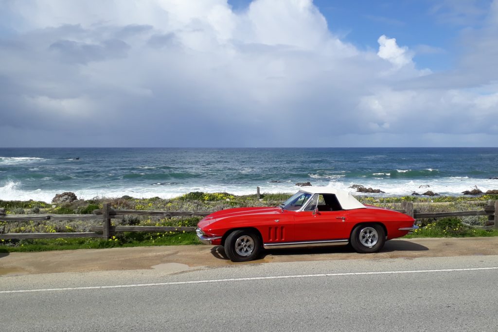 Corvette at the Beach